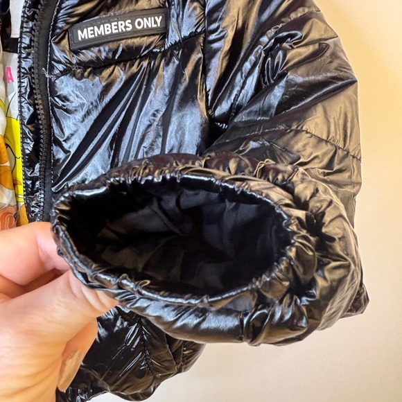 Members Only Space Jam‎ A New Legacy Lola Bunny Puffer Jacket Black Kids 4 - Picture 12 of 15